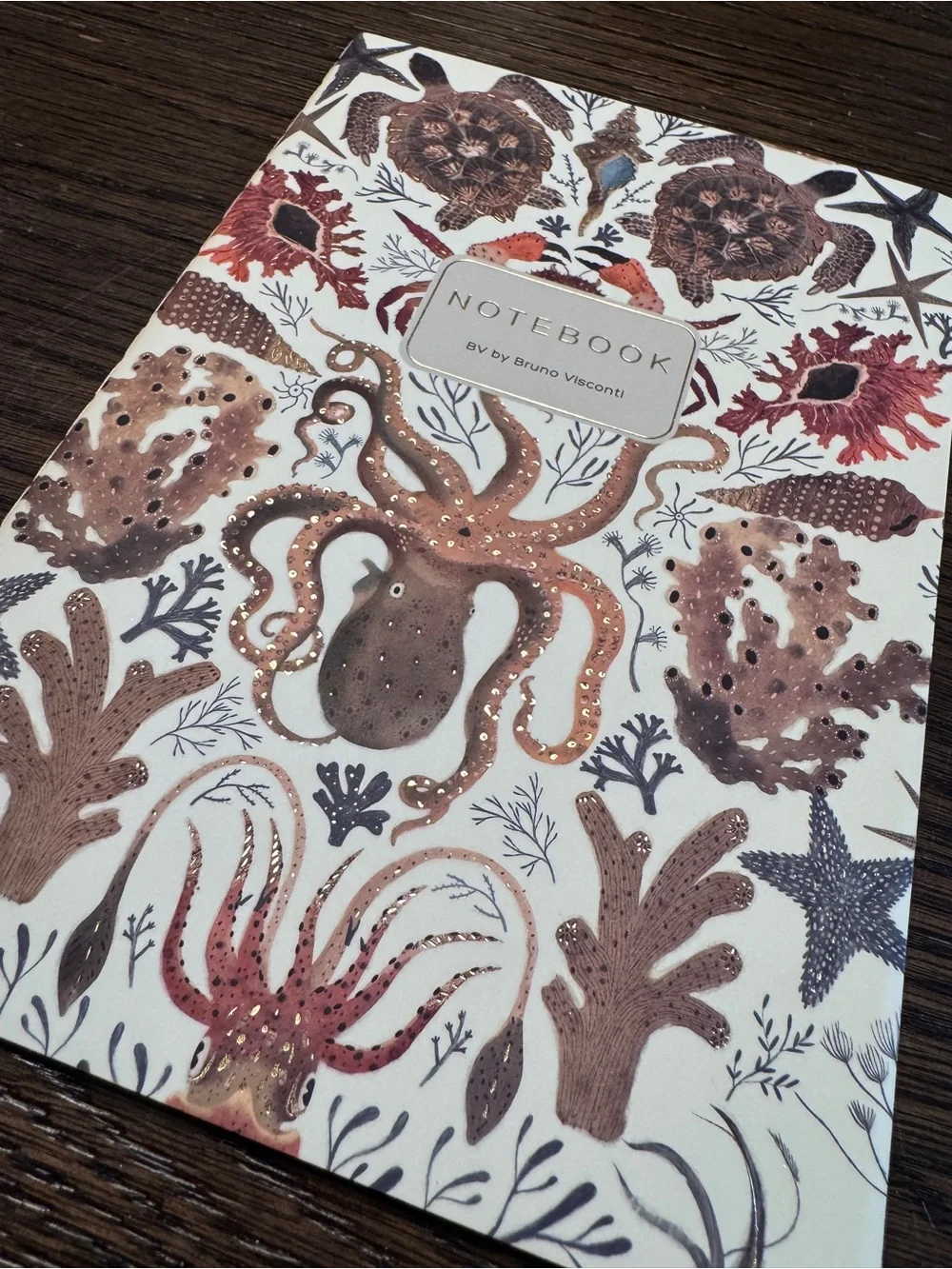Set of 2 Gorgeous Gold Foil Detailed Soft Touch Notebook Journals - lovely gift!